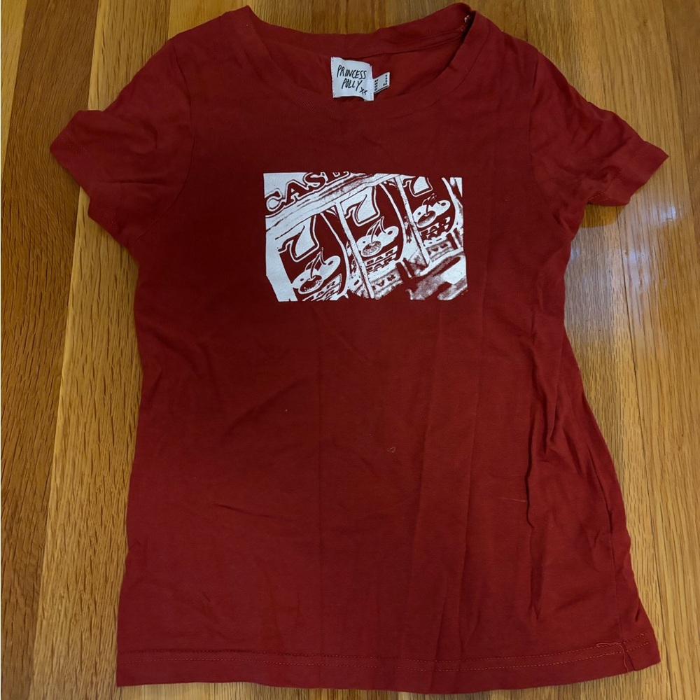 Princess Polly fitted red T-Shirt